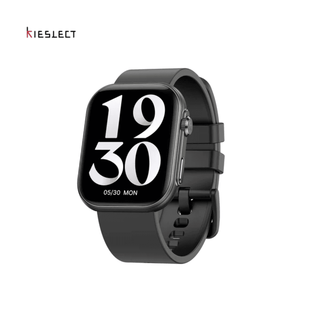 Kieslect Balance 3Pro Large 1.85" AMOLED screen, built-in Kiss AI, Bluetooth calling, NFC and SOS button in an IP68 waterproof design - Black