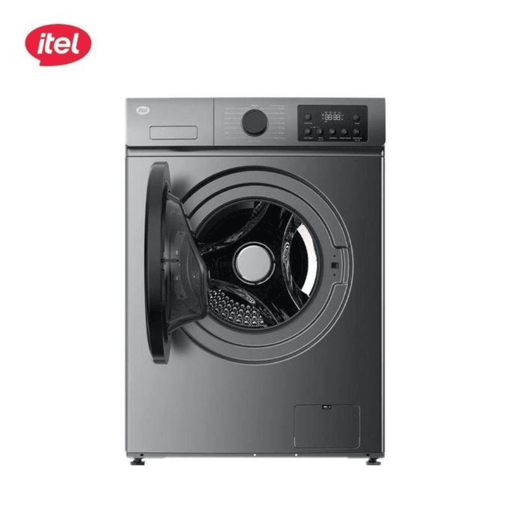 Itel washing machine 8Kg BLACK