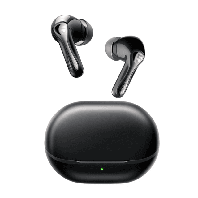 Soundpeats Écouteurs sans fil Air5 Pro - Bluetooth 5.4 - 37 heures d'autonomie - codec LDAC, ENC - 6 Micrpphones son stéréo - Black – صورة 3 من 6