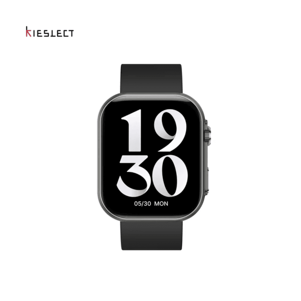 Kieslect Balance 3Pro Large 1.85" AMOLED screen, built-in Kiss AI, Bluetooth calling, NFC and SOS button in an IP68 waterproof design - Black – image 2 sur 4