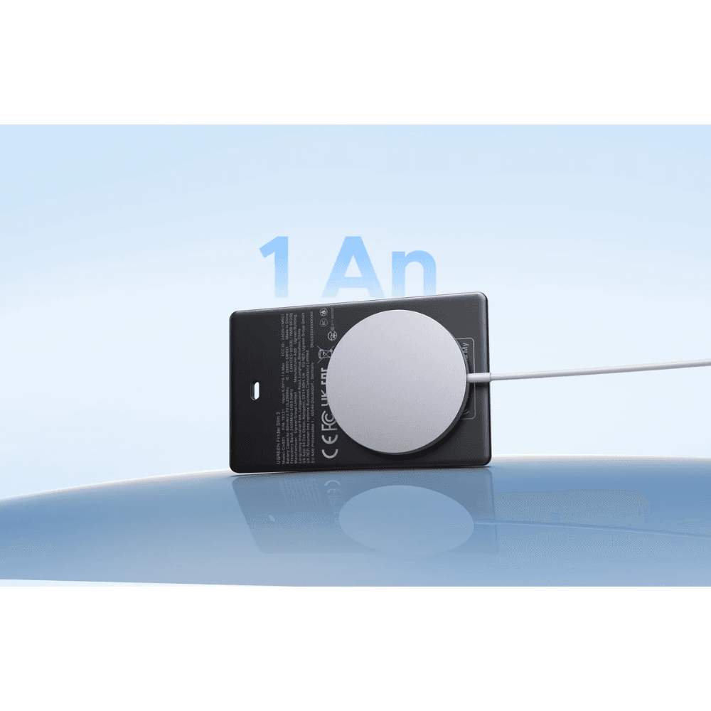 Ugreen Finder Slim 3 Ultra-thin 1.7mm Slim Tracker, wirelessly rechargeable, compatible with Apple Find My (iOS only), IP68 waterproof, 100dB alarm, 1-year battery life – صورة 7 من 7