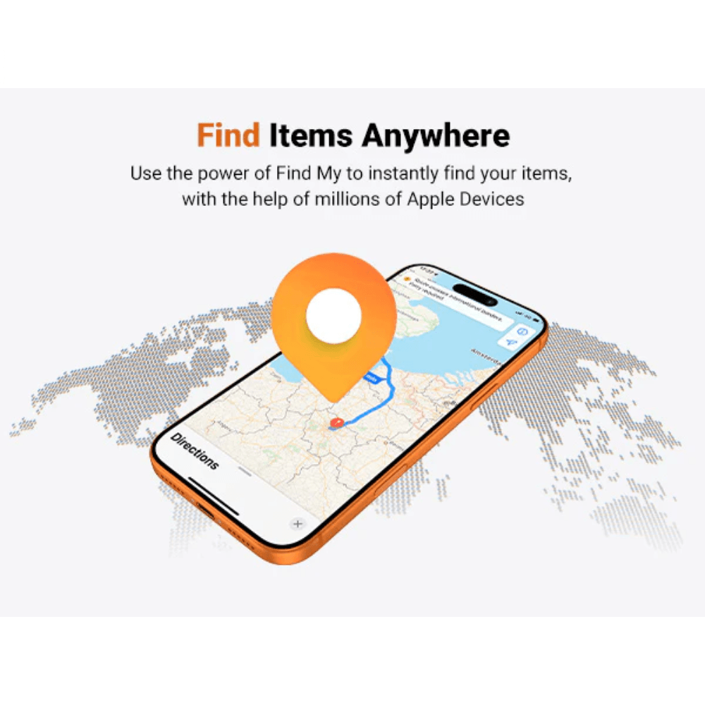 Ugreen Finder Slim 3 Ultra-thin 1.7mm Slim Tracker, wirelessly rechargeable, compatible with Apple Find My (iOS only), IP68 waterproof, 100dB alarm, 1-year battery life – صورة 2 من 7