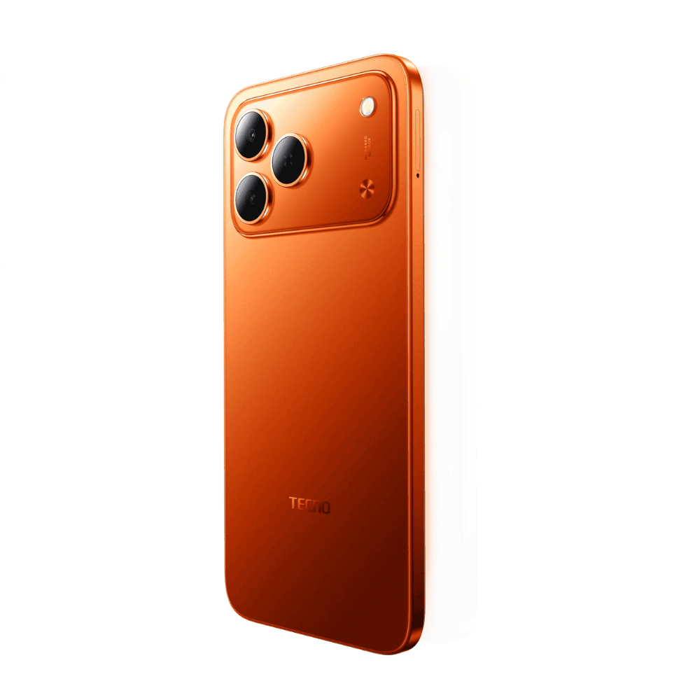 Tecno Spark 50 NFC - 6,7'' IPS LCD 120Hz - (128Go / RAM 4GB jusqu'à 12 Go) 7000MAh - Dynamic Orange – صورة 3 من 3