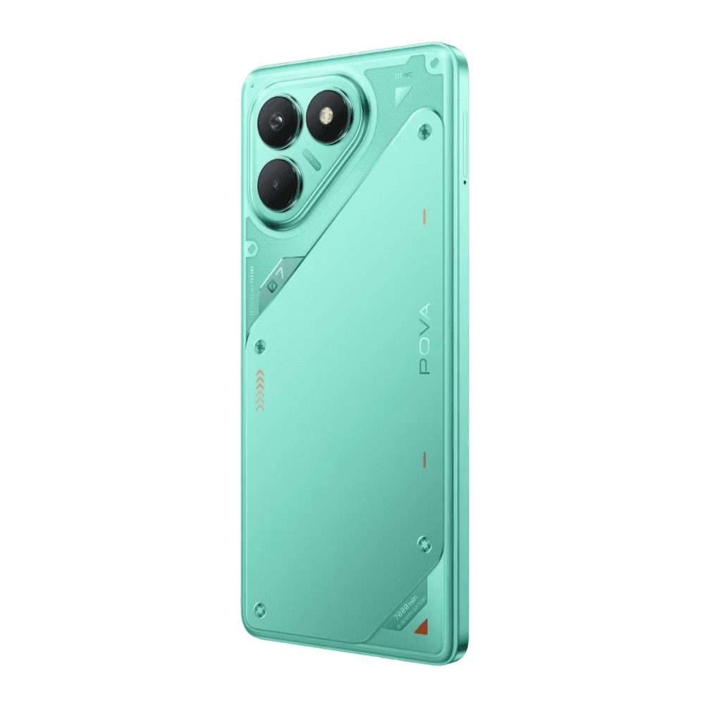 Tecno Pova 7 4G 6.7" (256GB / 8GB jusqu'à 16Go ) - 7000mAh/45W - 108MP - IPS LCD 120Hz FHD+ - Neon Cyan – image 4 of 6