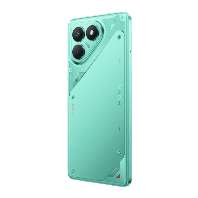 Tecno Pova 7 4G 6.7" (256GB / 8GB jusqu'à 16Go ) - 7000mAh/45W - 108MP - IPS LCD 120Hz FHD+ - Neon Cyan – image 4 of 6