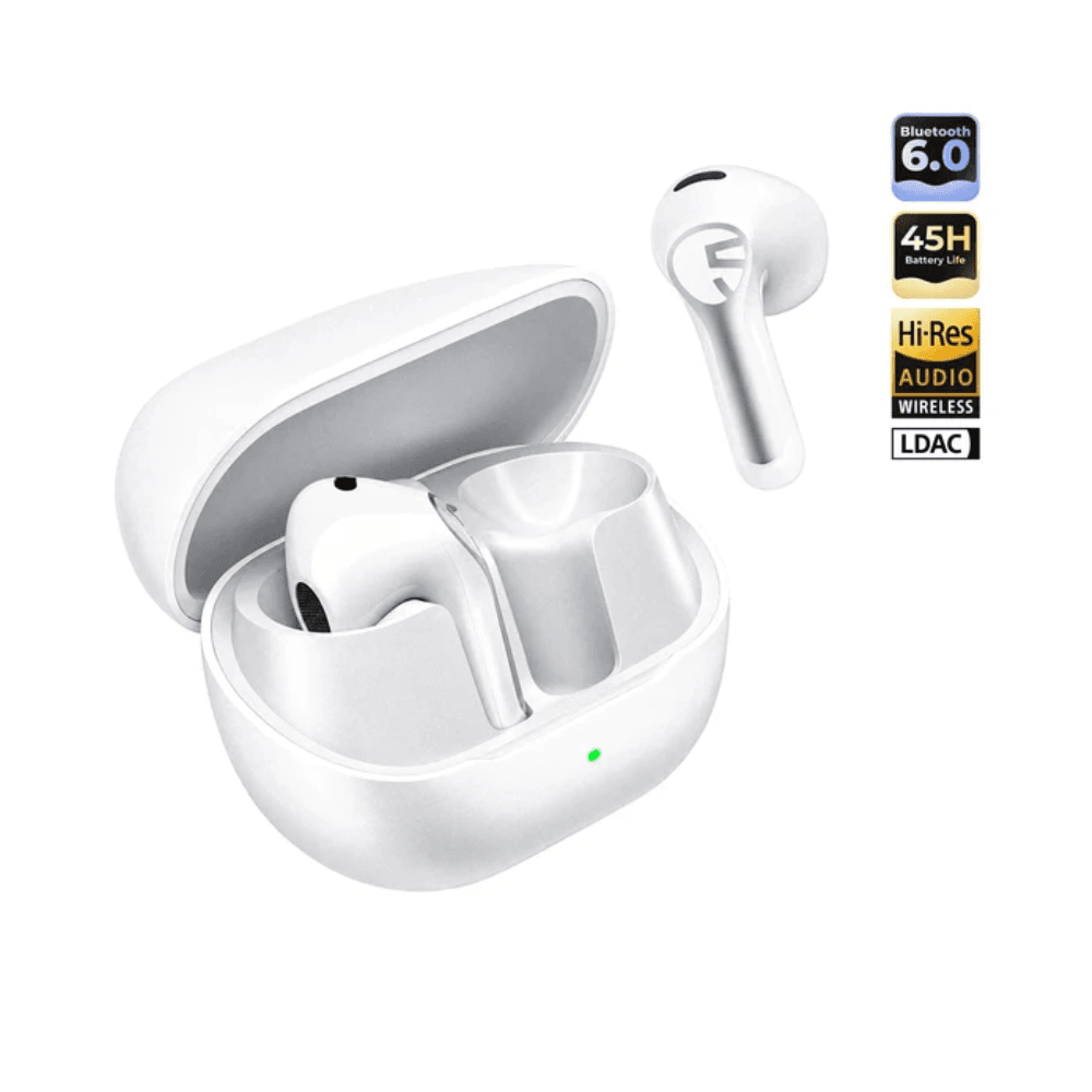 Soundpeats Air6 HS Wireless Earbuds 45 Hours of Battery Life - White