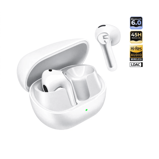 Soundpeats Air6 HS Wireless Earbuds 45 Hours of Battery Life - White