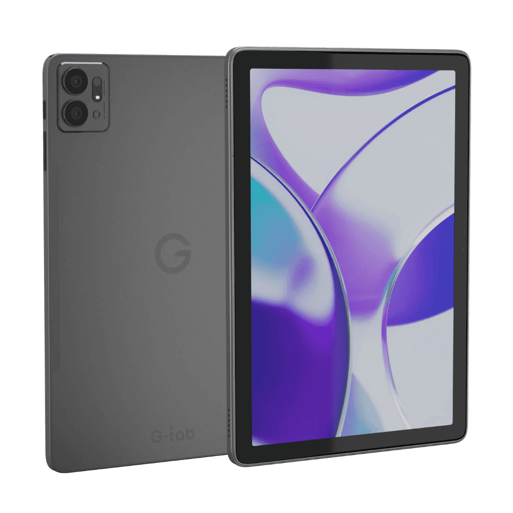G-tab T13 Tablet - 10.1" Android 16, 64GB Storage - 12GB RAM ( 8+4) & 4G LTE - Space Gray