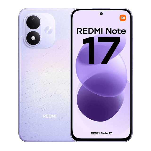 Redmi Note 17 4G, 6.9" NFC - (256GB / 6GB jusqu'à 12Go ) - 7700mAH/45W - Amoled Display - Celestial Purple