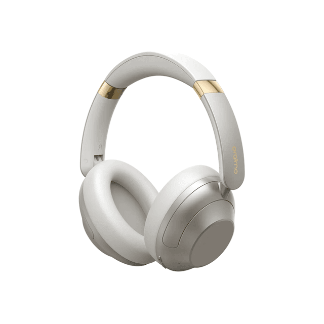 Oraimo BoomPop Pro Wireless Headphones Playtime: >82 hours (ANC Off), >53 hours (ANC On) - Light Gold