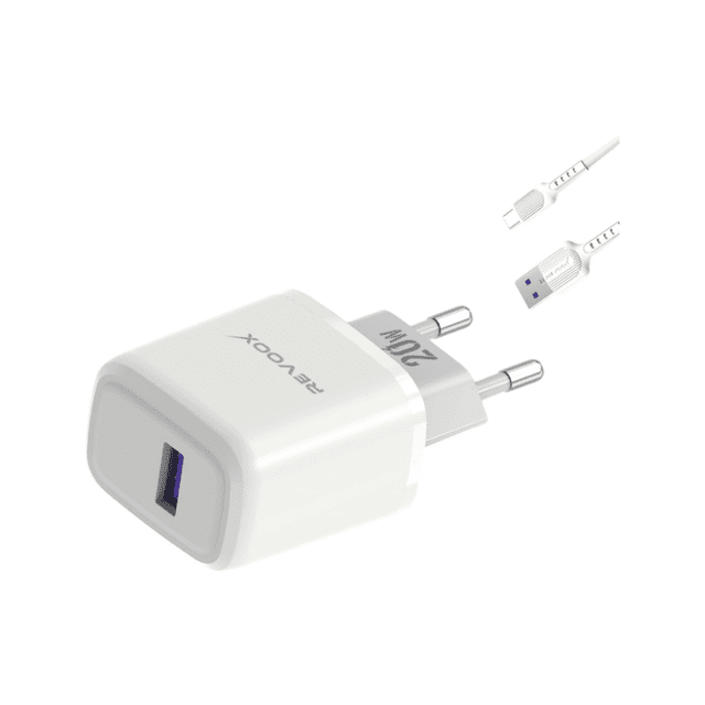 REVOOX Charger USB port 20W with Cable Micro