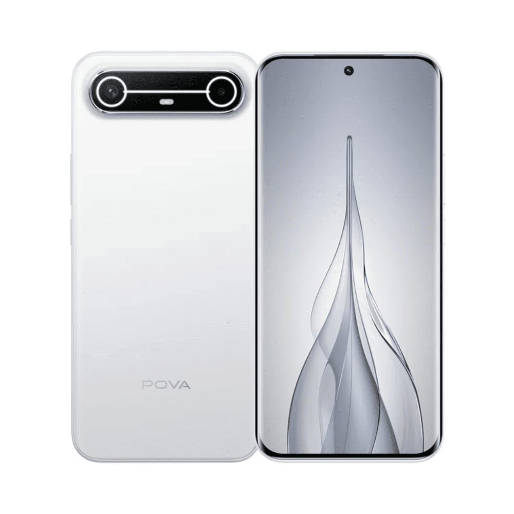 Tecno Pova Slim 5G 6.7" NFC (256Go ROM / 8GB jusqu'à 16Go) Dimensity 6400 5G+ Amoled 144Hz/1.5K - 5160mAH/45W - Slim White