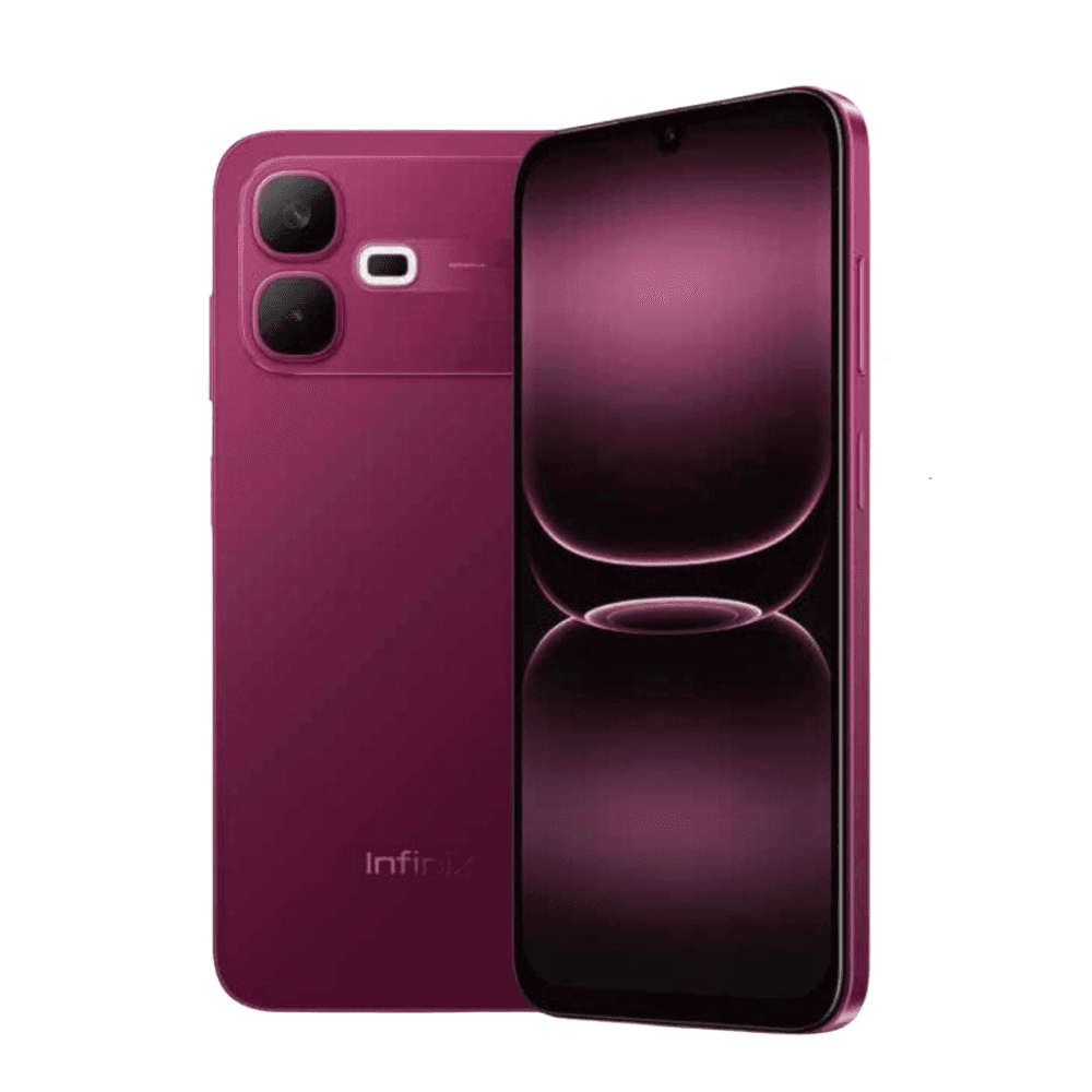 Infinix Smart 20e NFC 6.78" (64GB / 4GB jusqu'à 8Go) - IPS LCD 120Hz - Deep Cherry