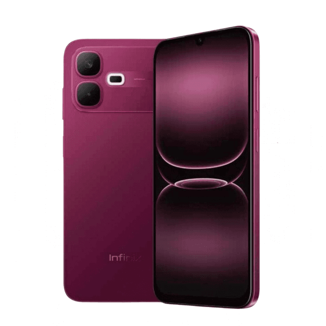 Infinix Smart 20e NFC 6.78" (64GB / 4GB jusqu'à 8Go) - IPS LCD 120Hz - Deep Cherry