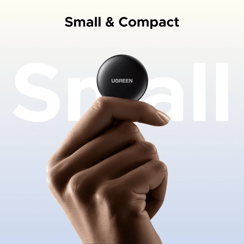 UGREEN Finder Mini 2 WIRELESS PACK-2 - Lot de 2 Tracker Bluetooth compact certifié Apple Find My (iOS uniquement), recharge sans fil, autonomie 1 an – image 6 sur 6