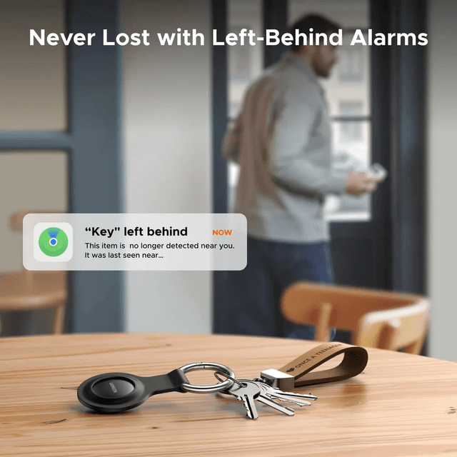 UGREEN Finder Mini 2 WIRELESS PACK-2 - Lot de 2 Tracker Bluetooth compact certifié Apple Find My (iOS uniquement), recharge sans fil, autonomie 1 an – image 3 sur 6